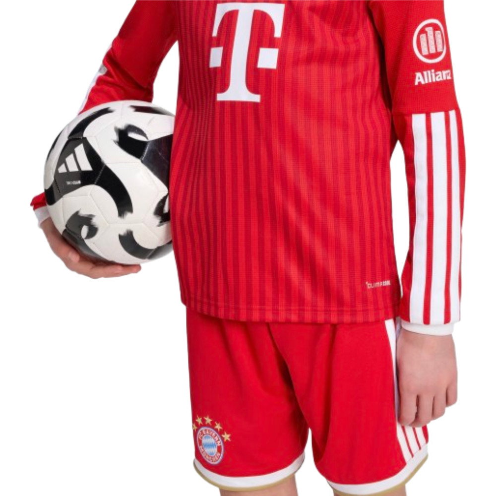 2026-2027 Bayern Munich Long Sleeve Home Shirt (Kids)