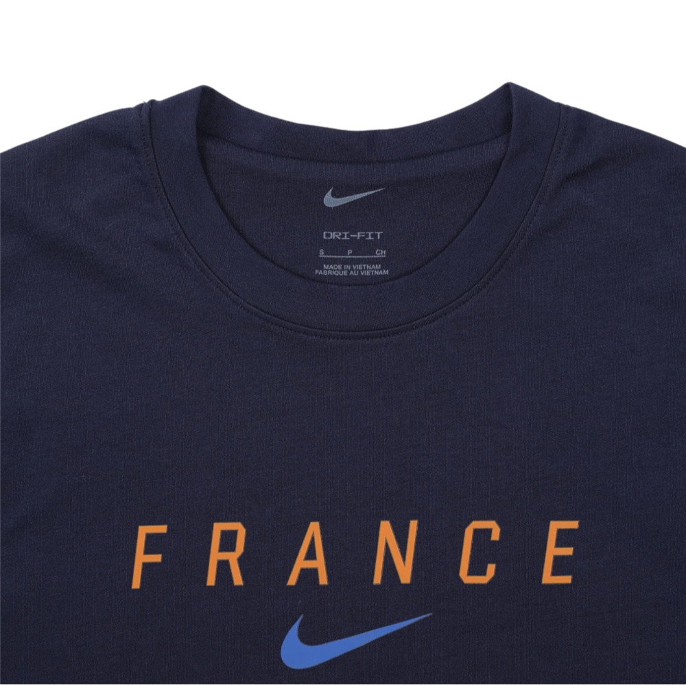 2026-2027 France Primary T-Shirt (Blackened Blue)