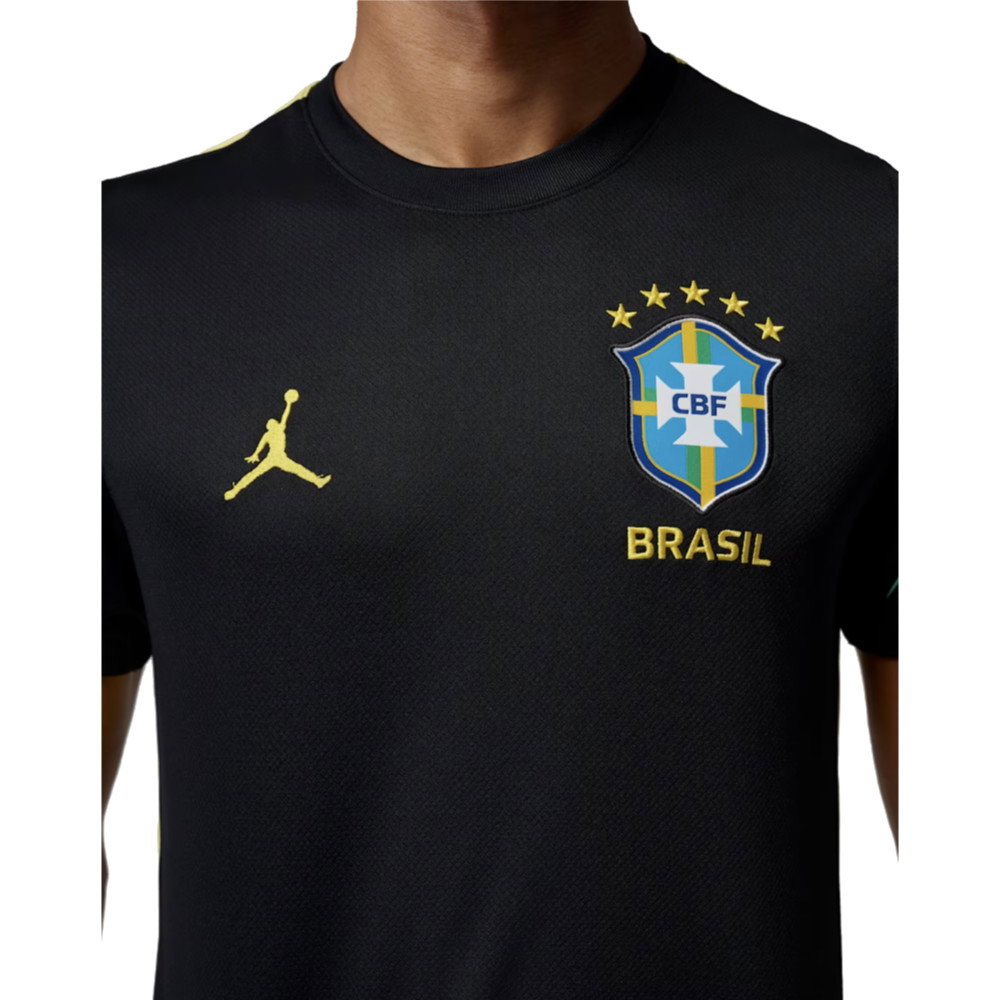 2026-2027 Brazil Strike Jordan Dri-FIT Training Shirt (Black)