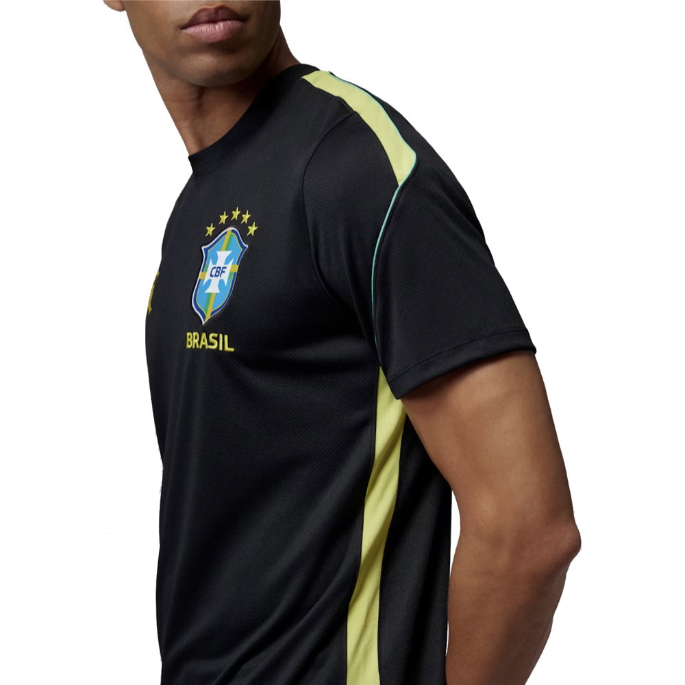 2026-2027 Brazil Strike Jordan Dri-FIT Training Shirt (Black)