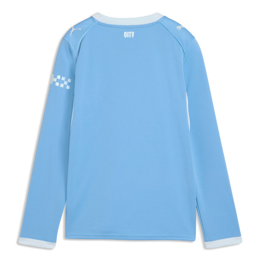 2026-2027 Man City Home Long Sleeve Shirt (Kids) (Mahrez 26)