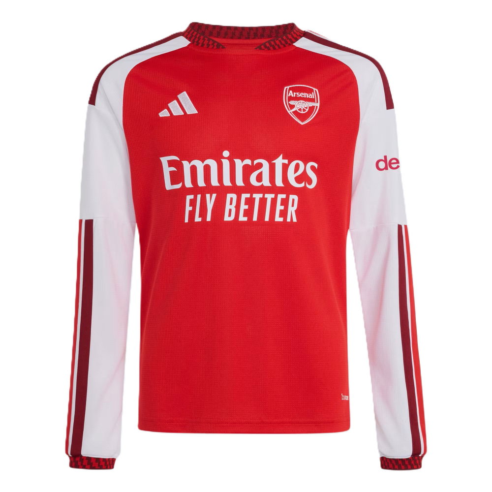 2026-2027 Arsenal Home Long Sleeve Shirt (Kids) (Rice 41)