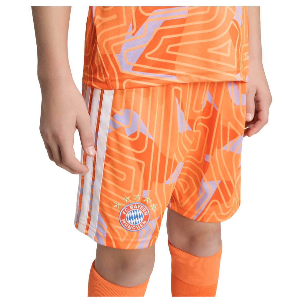 2026-2027 Bayern Munich Home Goalkeeper Shorts (Orange) - Kids