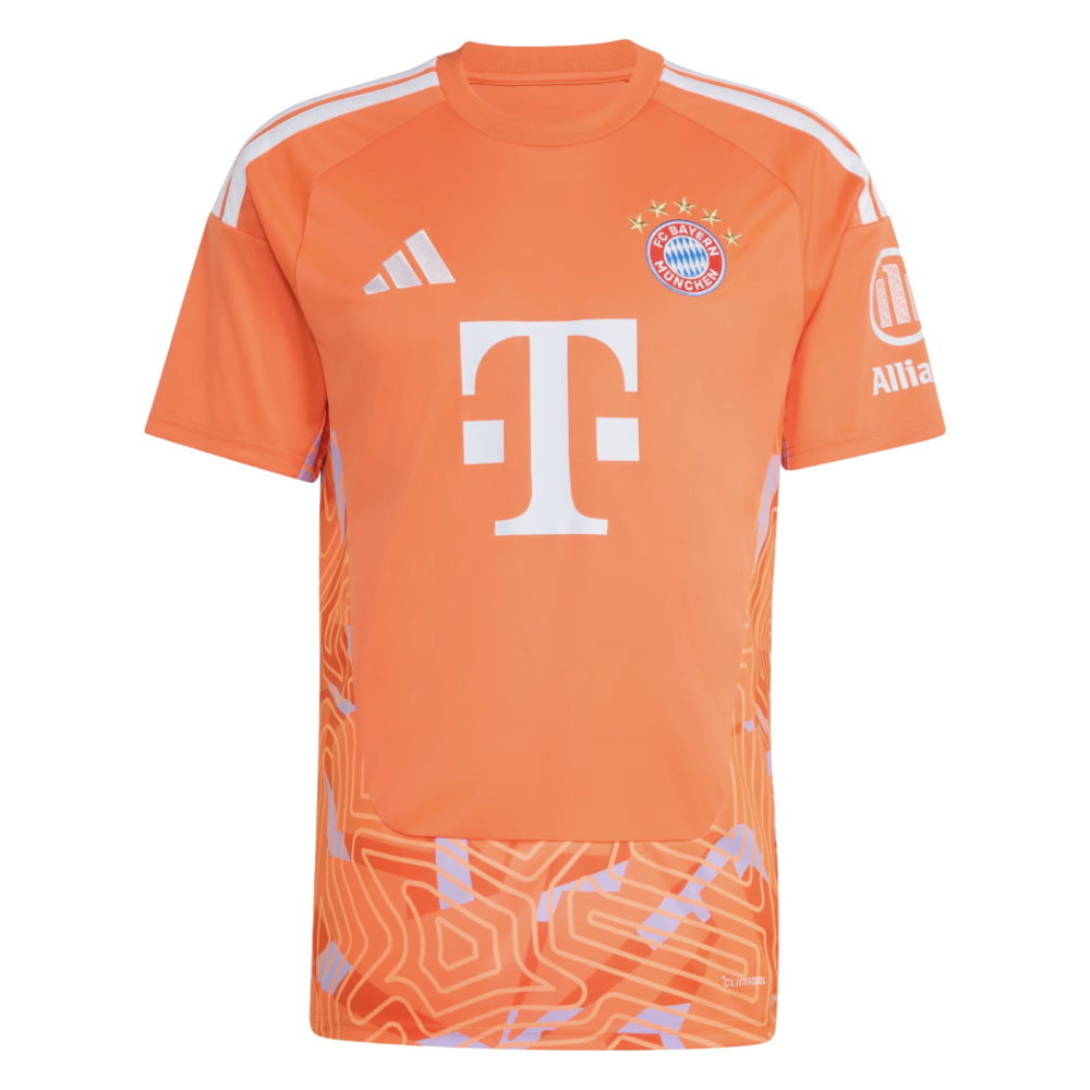 2026-2027 Bayern Munich Home Goalkeeper Shirt (Orange) (Your Name)