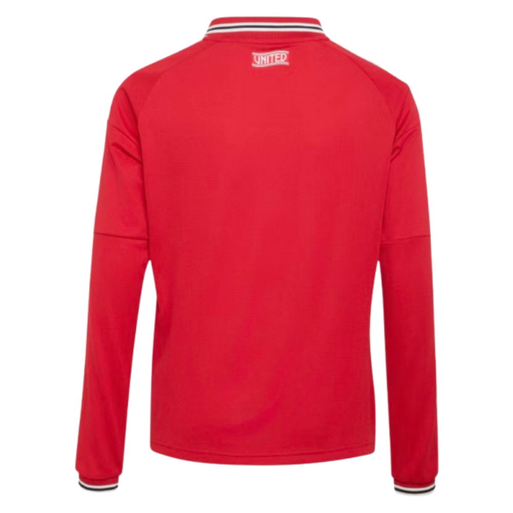 2026-2027 Man Utd Long Sleeve Home Shirt (Kids)