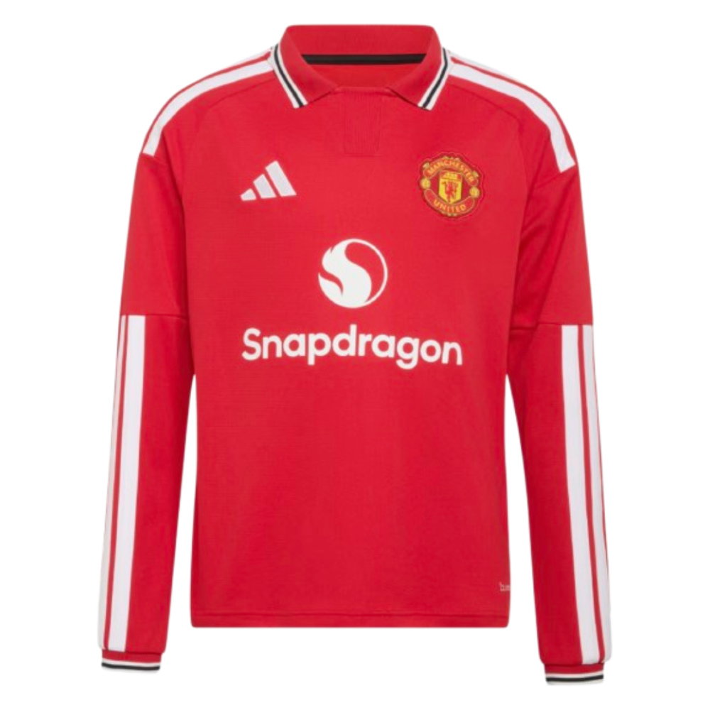 2026-2027 Man Utd Long Sleeve Home Shirt (Kids) (Ronaldo 7)