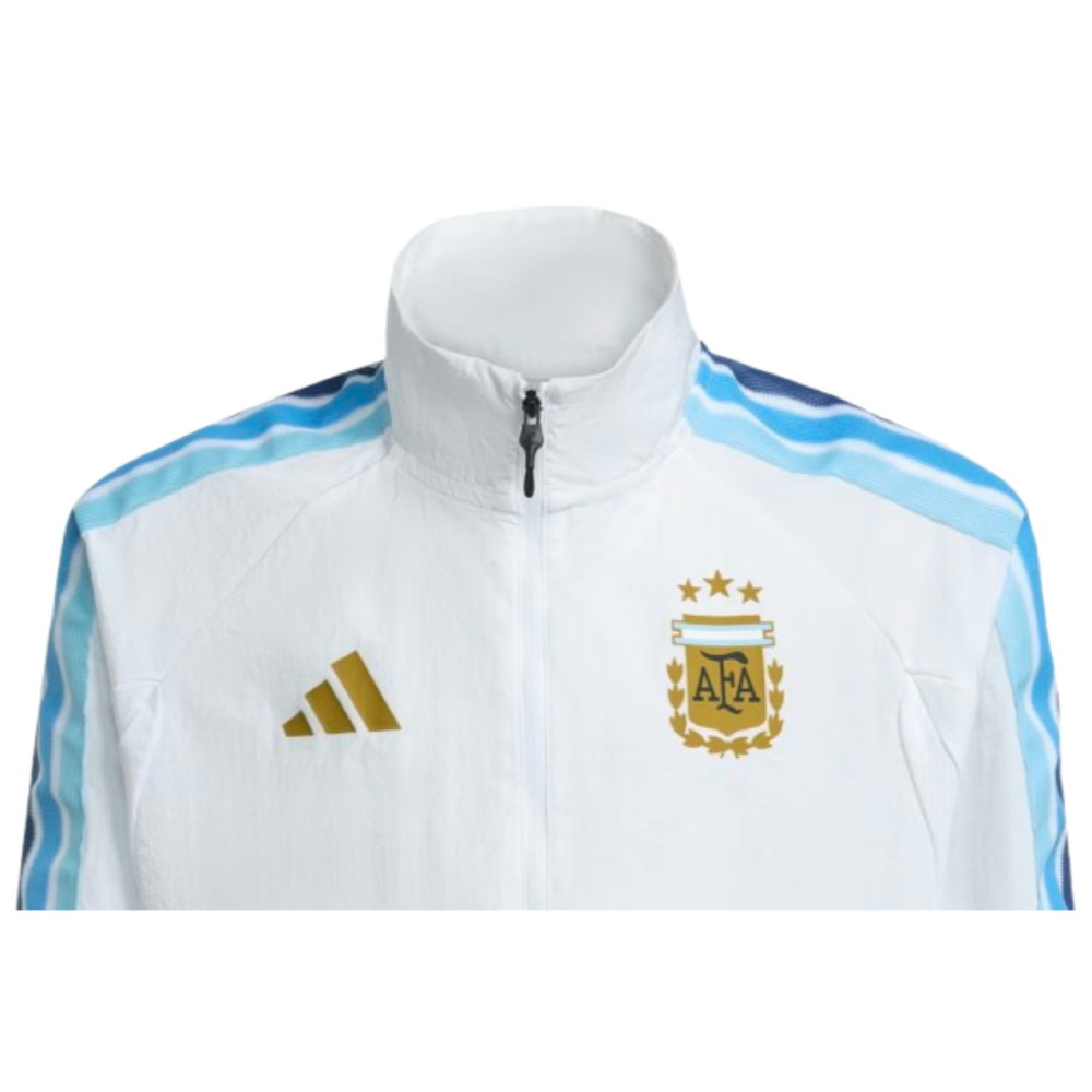 2026-2027 Argentina Anthem Jacket (White) - Kids