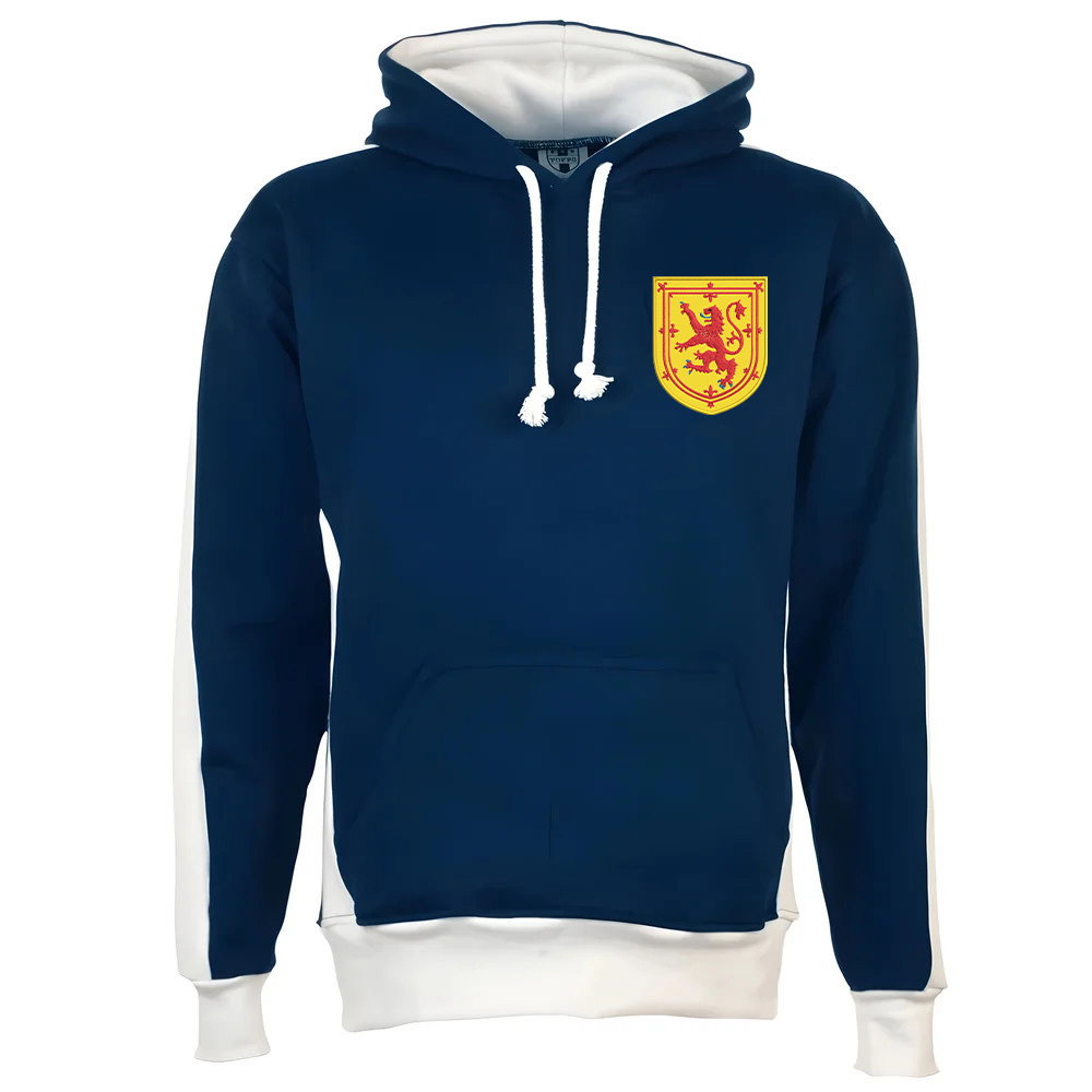 Scotland 1970's Hoodie Navy/white