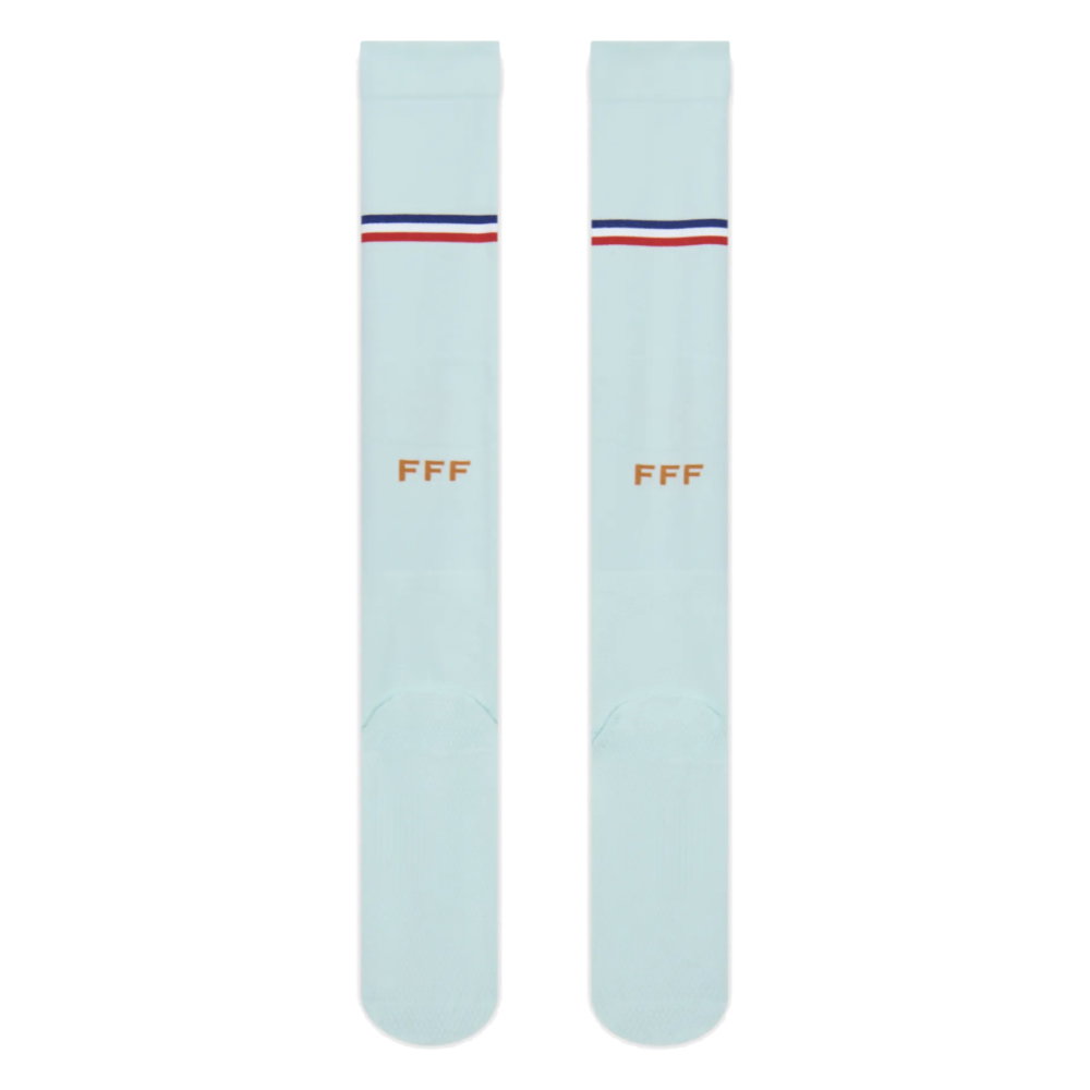 2026-2027 France Away Socks (Ice Blue)