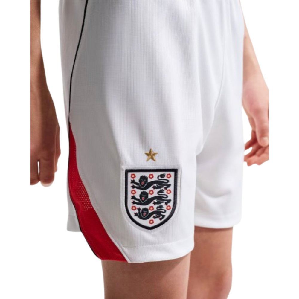 2026-2027 England Home Shorts (White) - Kids