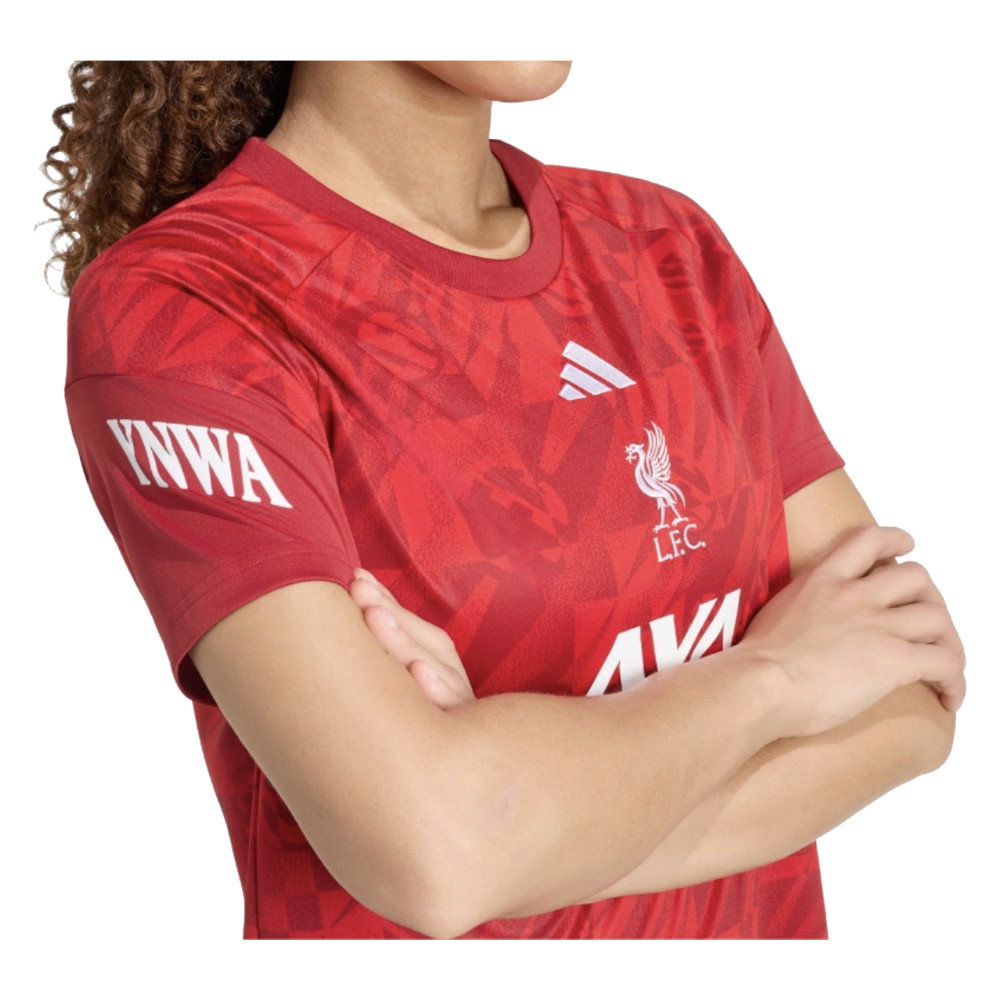 2026-2027 Liverpool Pre-Match Warm Up Shirt (Active Maroon) - Womens (Fowler 9)