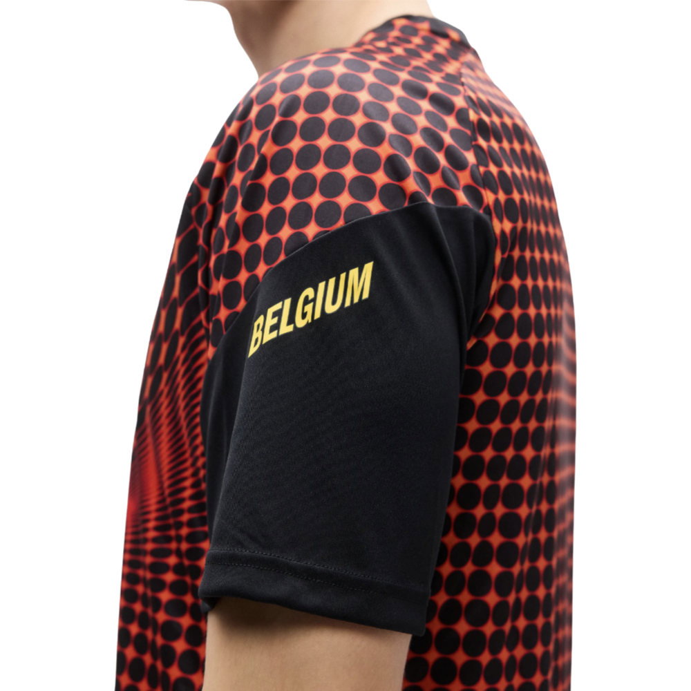 2026-2027 Belgium Home Pre-Match Shirt (Black-Red)