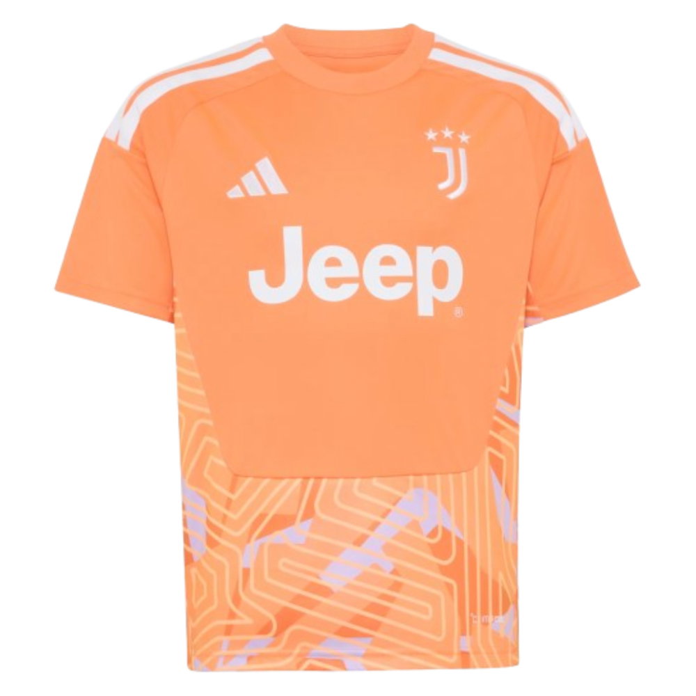 2026-2027 Juventus Home Goalkeeper Shirt (Orange) - Kids (Your Name)