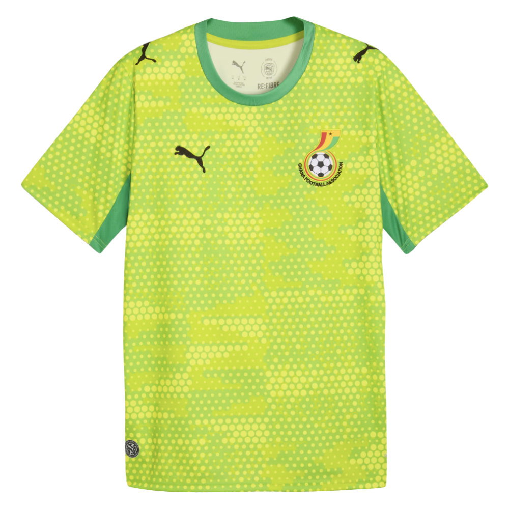 2026-2027 Ghana Goalkeeper Shirt (Lime Smash) (Your Name)