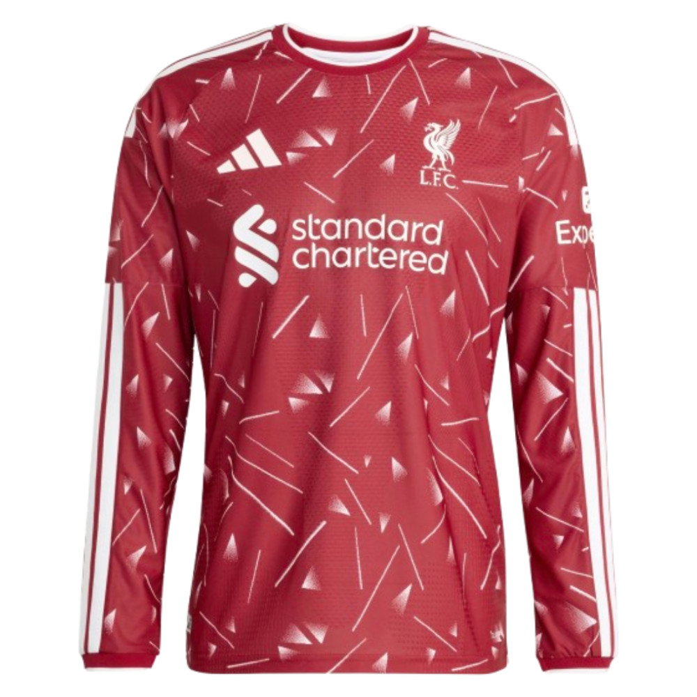 2026-2027 Liverpool Authentic Long Sleeve Home Shirt (Rio 73)