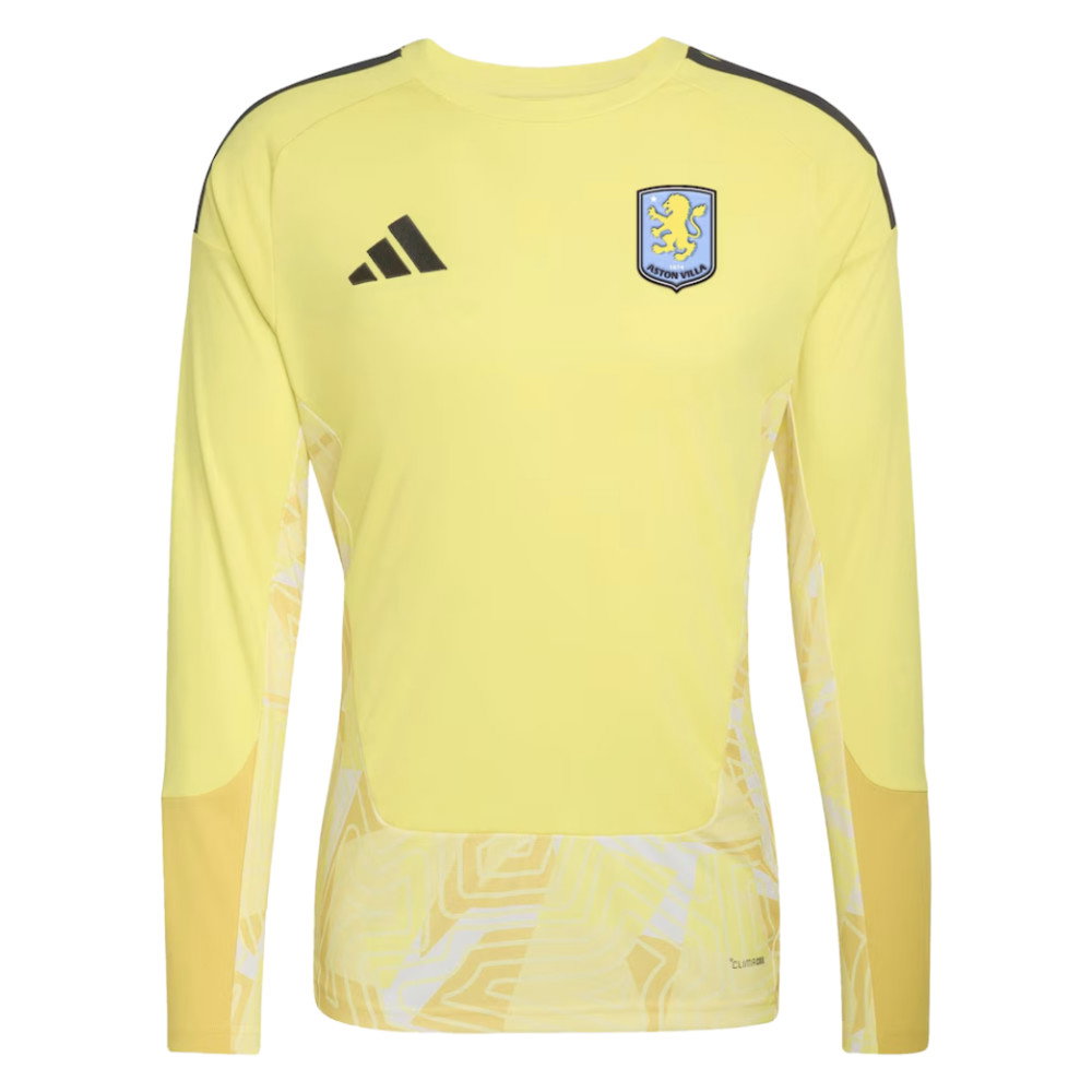 2026-2027 Aston Villa Goalkeeper Long Sleeve Shirt (Yellow) - Kids (Martinez 23)