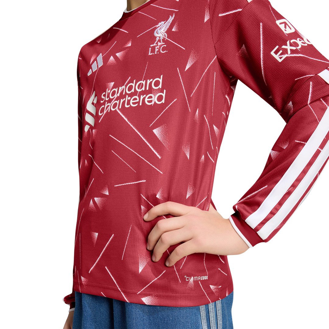 2026-2027 Liverpool Long Sleeve Home Shirt (Kids) (Isak 9)