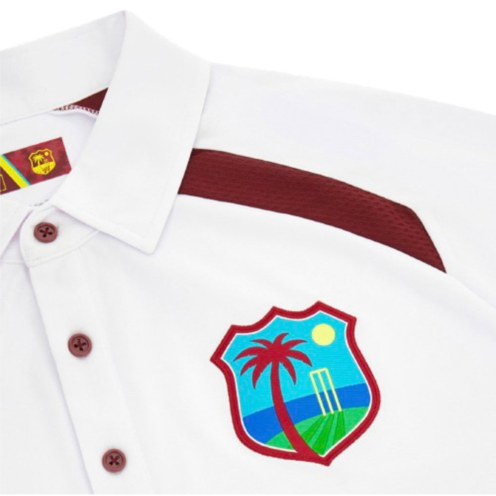 2026 CWI West Indies Cricket Matchday Test Shirt (White)