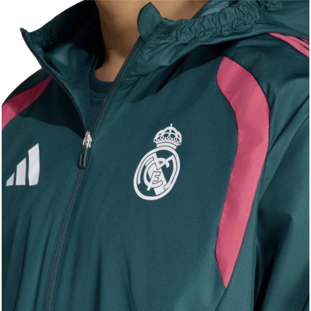 2026-2027 Real Madrid Allweather Jacket (Aurora Ivy)