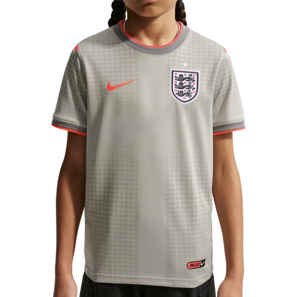 2026-2027 England x Palace Pre-Match Shirt (Grey) - Kids (Guehi 6)