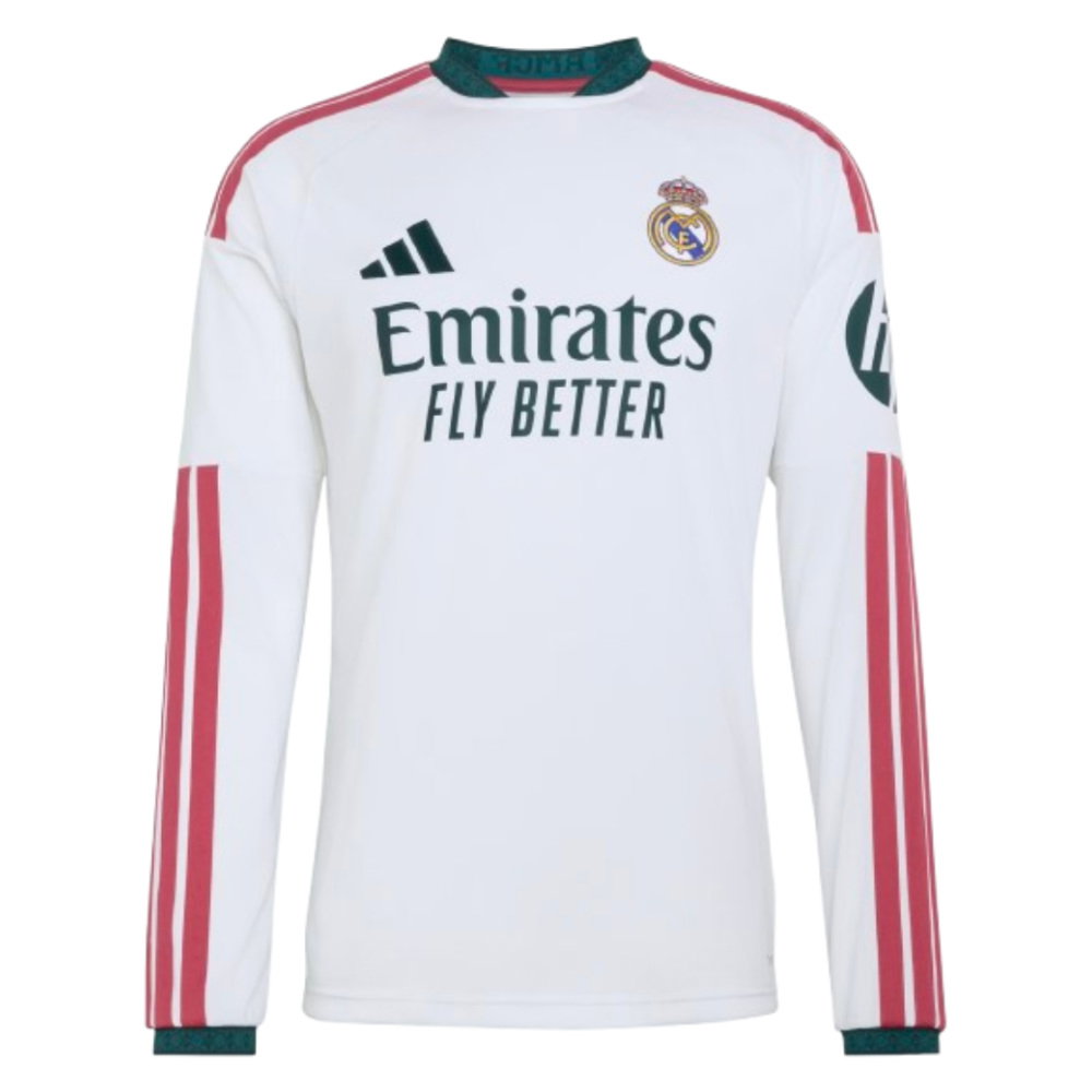2026-2027 Real Madrid Long Sleeve Home Shirt (E.Militao 3)