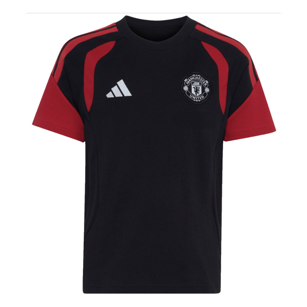 2026-2027 Man Utd Tiro Training Tee (Black) - Kids (Beckham 7)