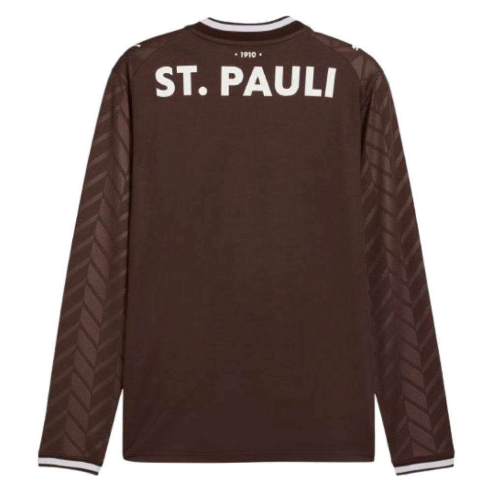 2026-2027 St Pauli Long Sleeve Home Shirt
