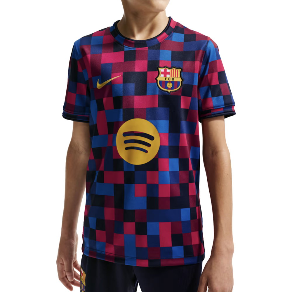 2026-2027 Barcelona Pre Match Shirt (Kids) (Ronaldinho 10)