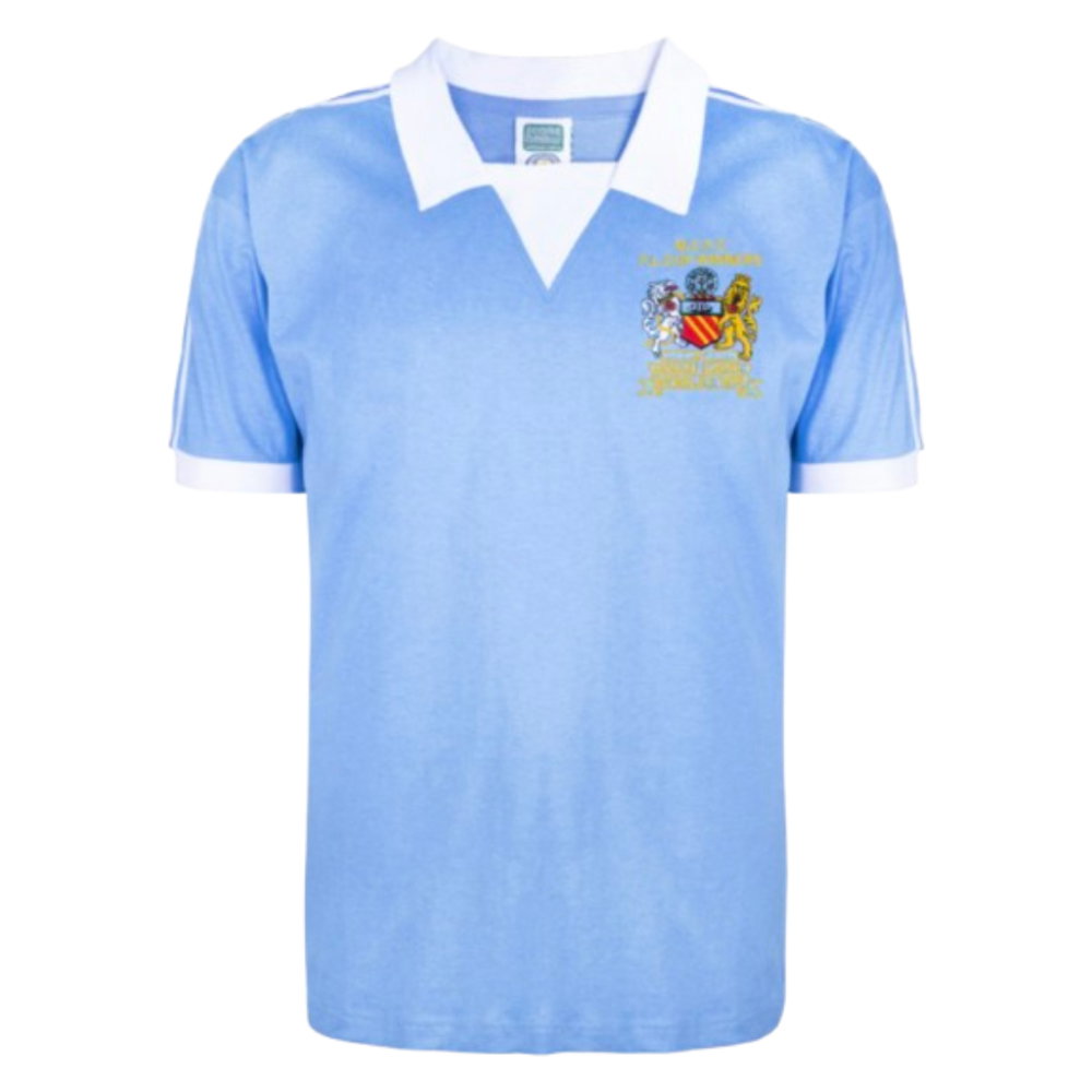 Manchester City 1976 League Cup Winners Shirt (Doyle 4)
