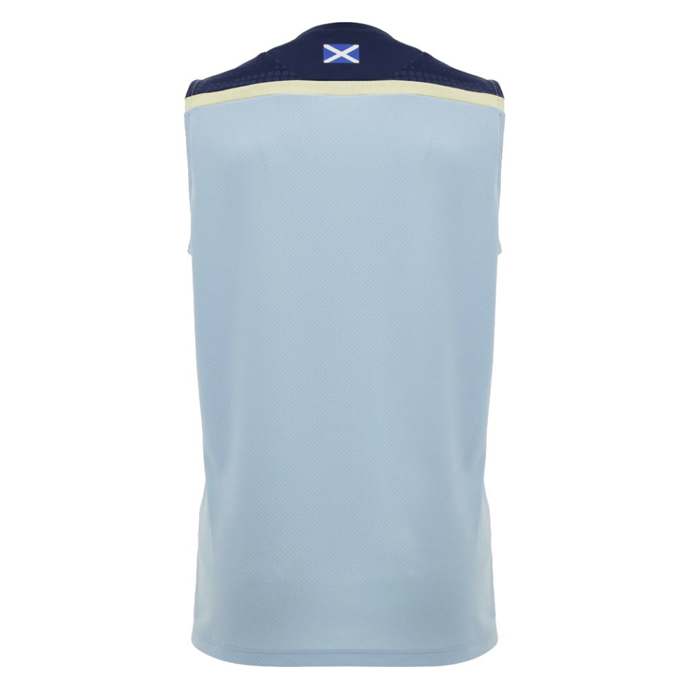 2026-2027 Scotland Rugby Sleeveless Poly Shirt (Blue)