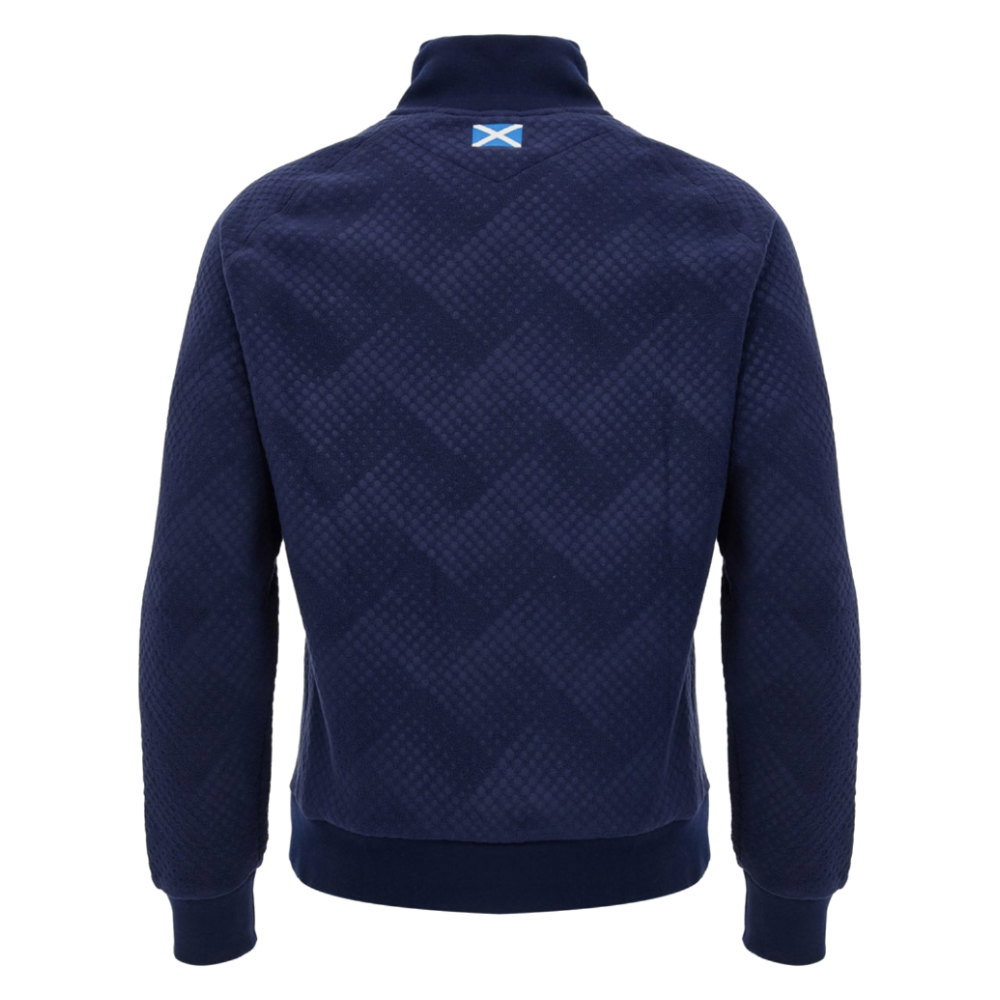 2026-2027 Scotland Rugby Travel Full Zip 3D Fleece (Navy) - Kids