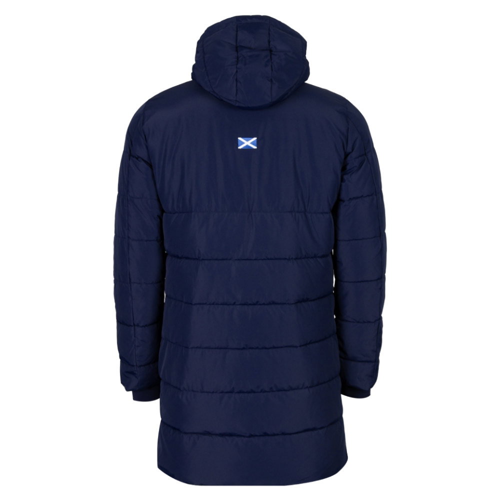 2026-2027 Scotland Rugby Long Bench Padded Jacket (Navy)