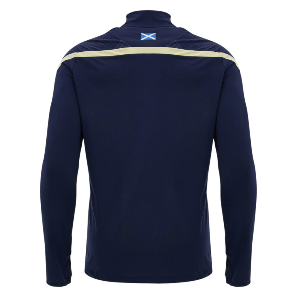 2026-2027 Scotland Rugby 1/4 Zip Training Top (Navy) - Kids