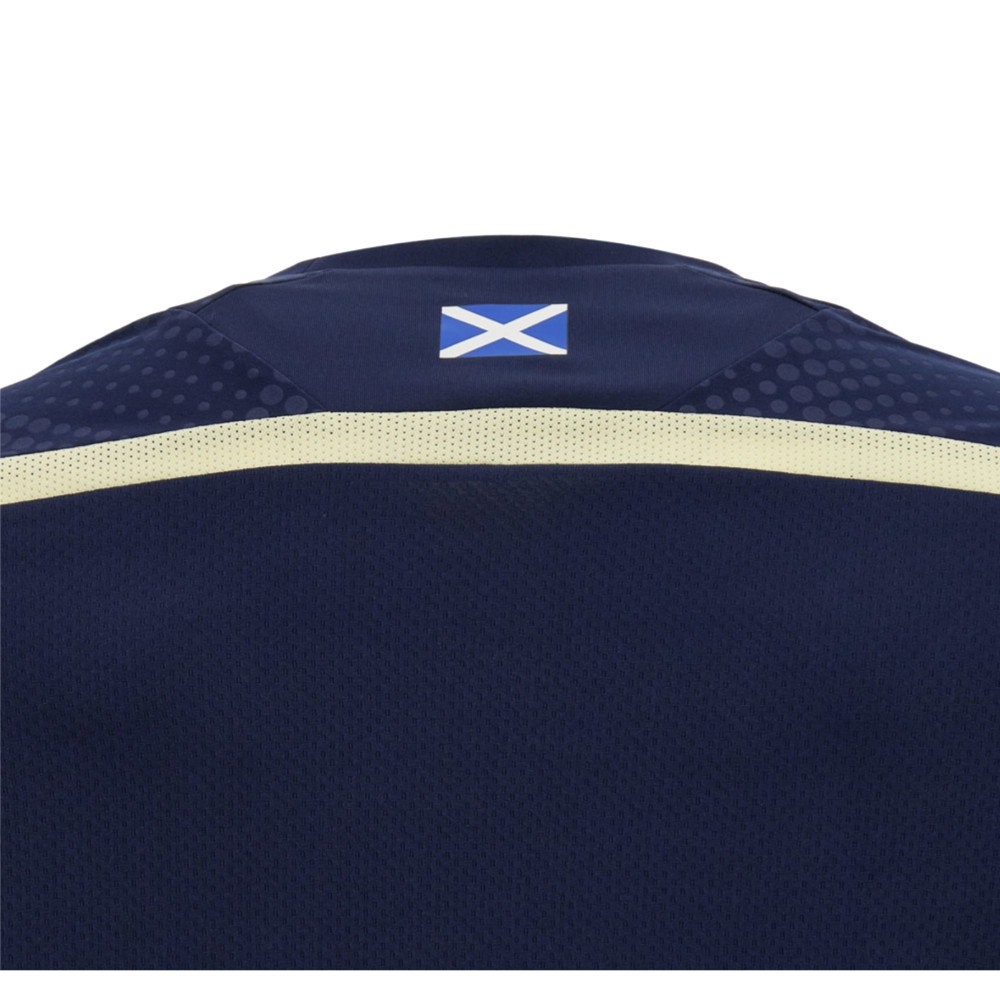 2026-2027 Scotland Rugby Poly Sleeveless Shirt (Navy) - Kids (Your Name)
