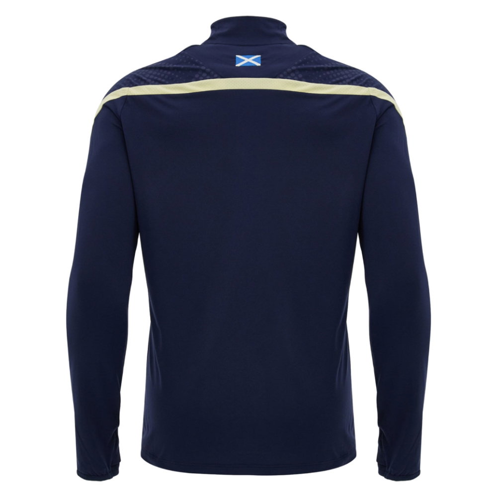 2026-2027 Scotland Rugby Training 1/4 Zip Top (Navy)