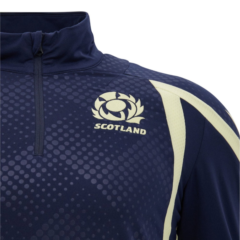 2026-2027 Scotland Rugby Training 1/4 Zip Top (Navy)