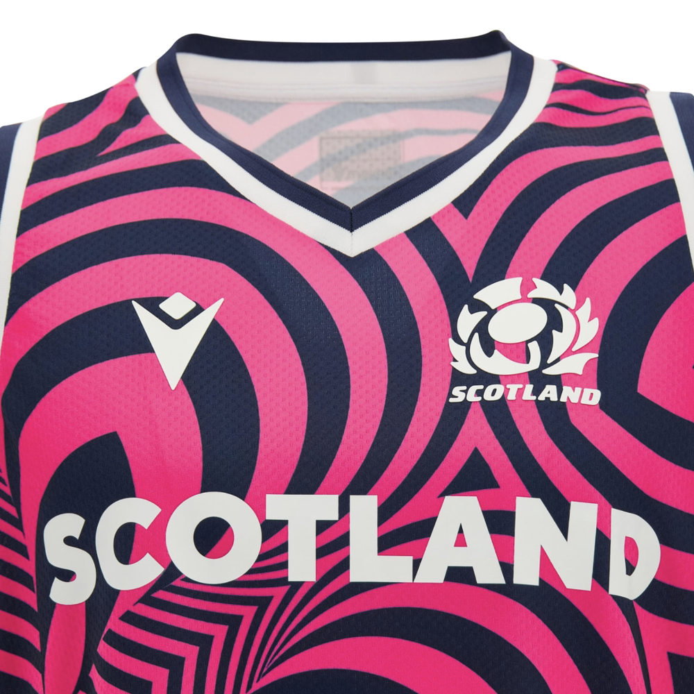 2026-2027 Scotland Rugby Basketball Vest (Neon Pink)