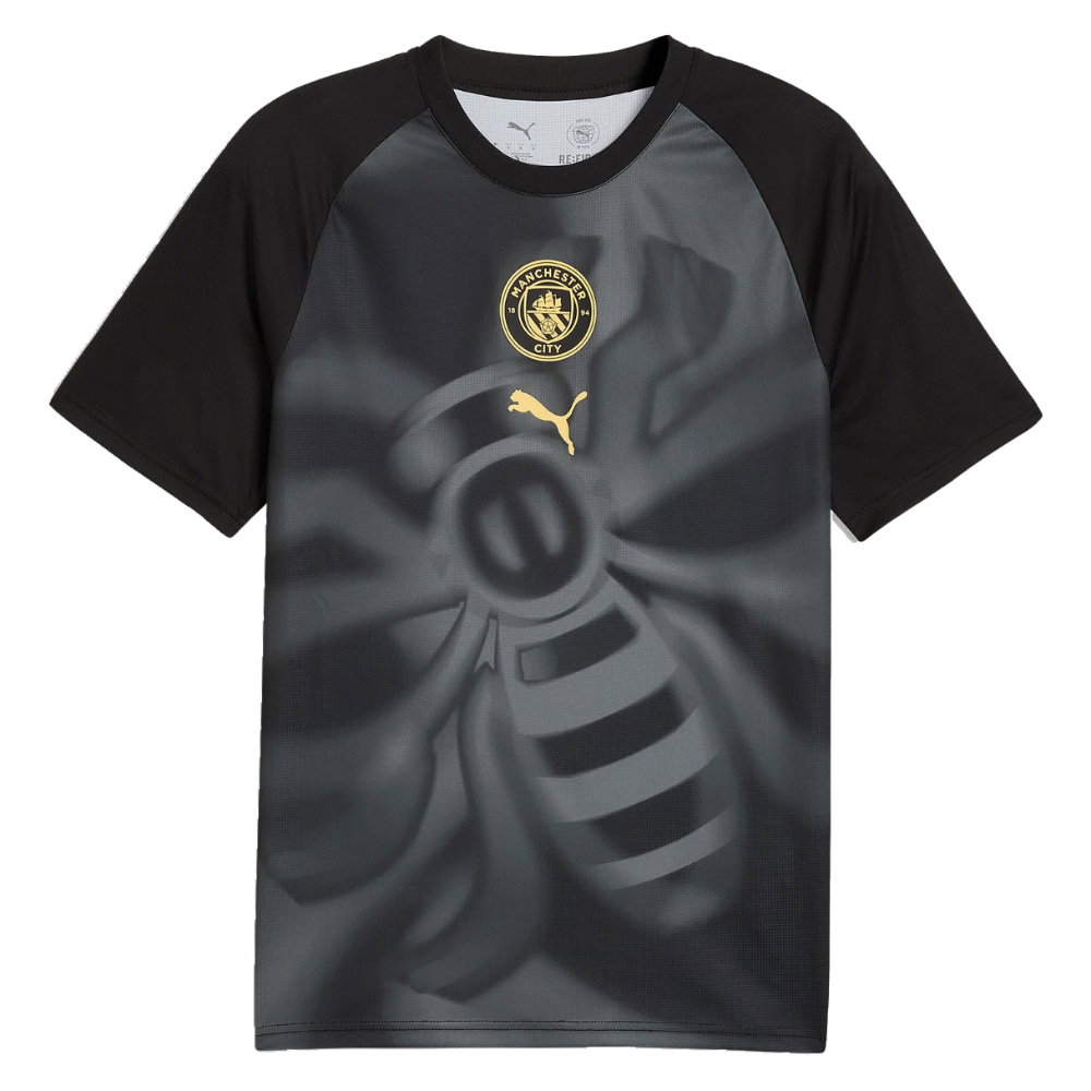 2026-2027 Man City Warm Up Jersey (Black) (Kompany 4)