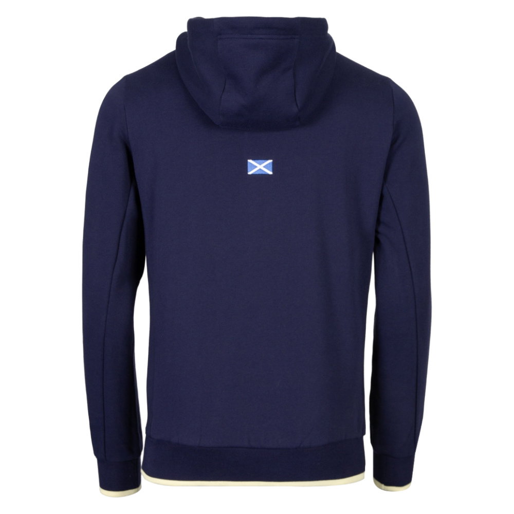 2026-2027 Scotland Rugby Travel Hoodie (Navy/Sand)