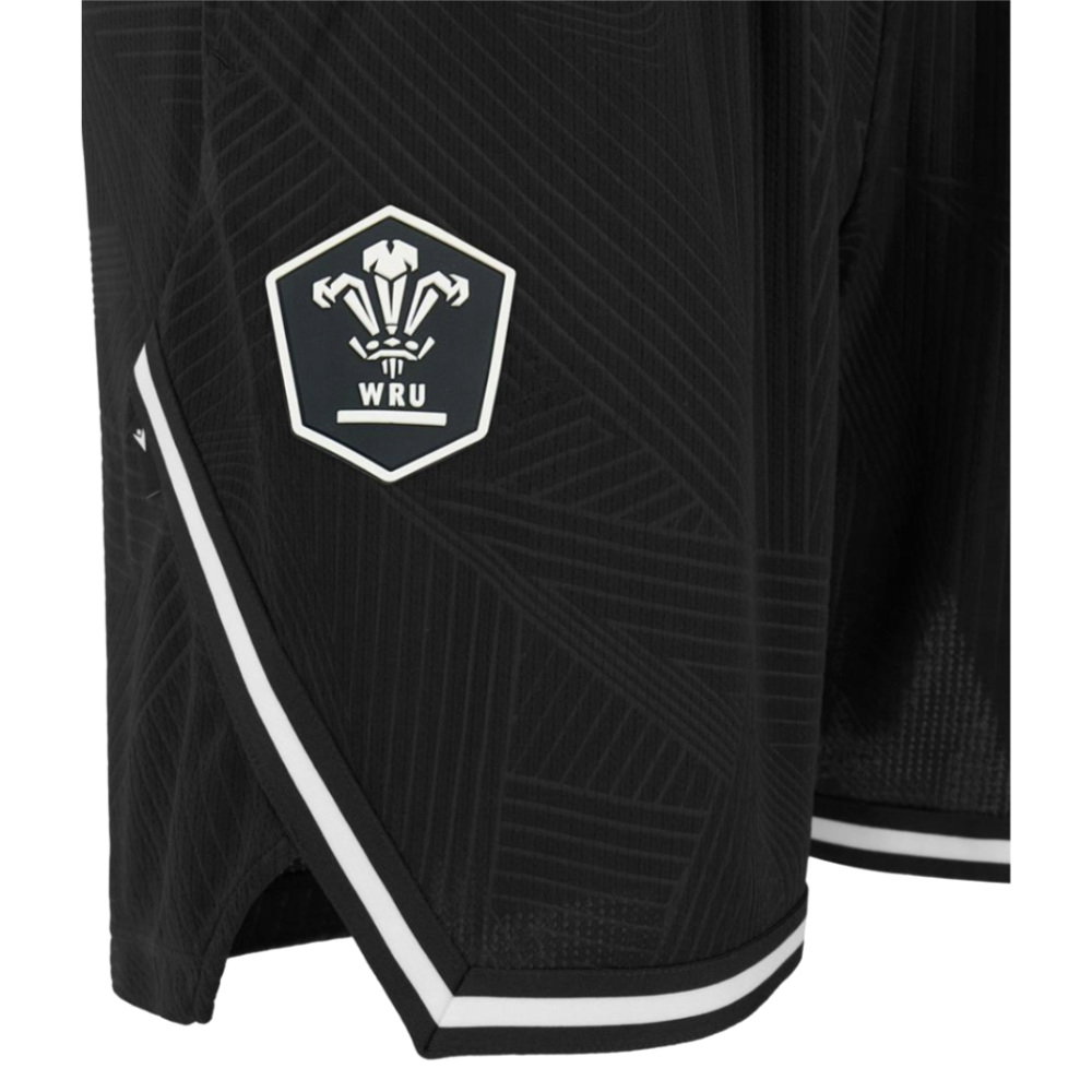 2026-2027 Wales WRU Rugby Training Shorts (Black)