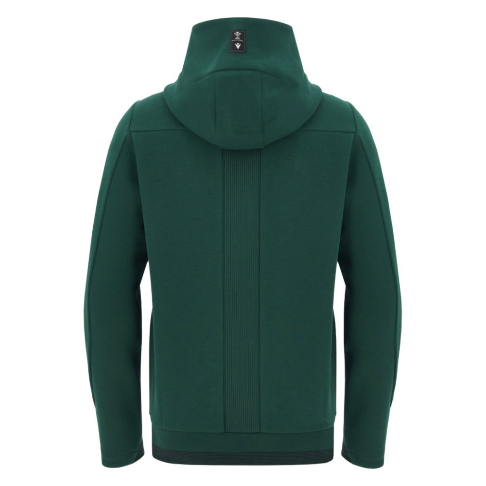 2026-2027 Wales WRU Rugby Ath Full Zip Hoodie (Green)