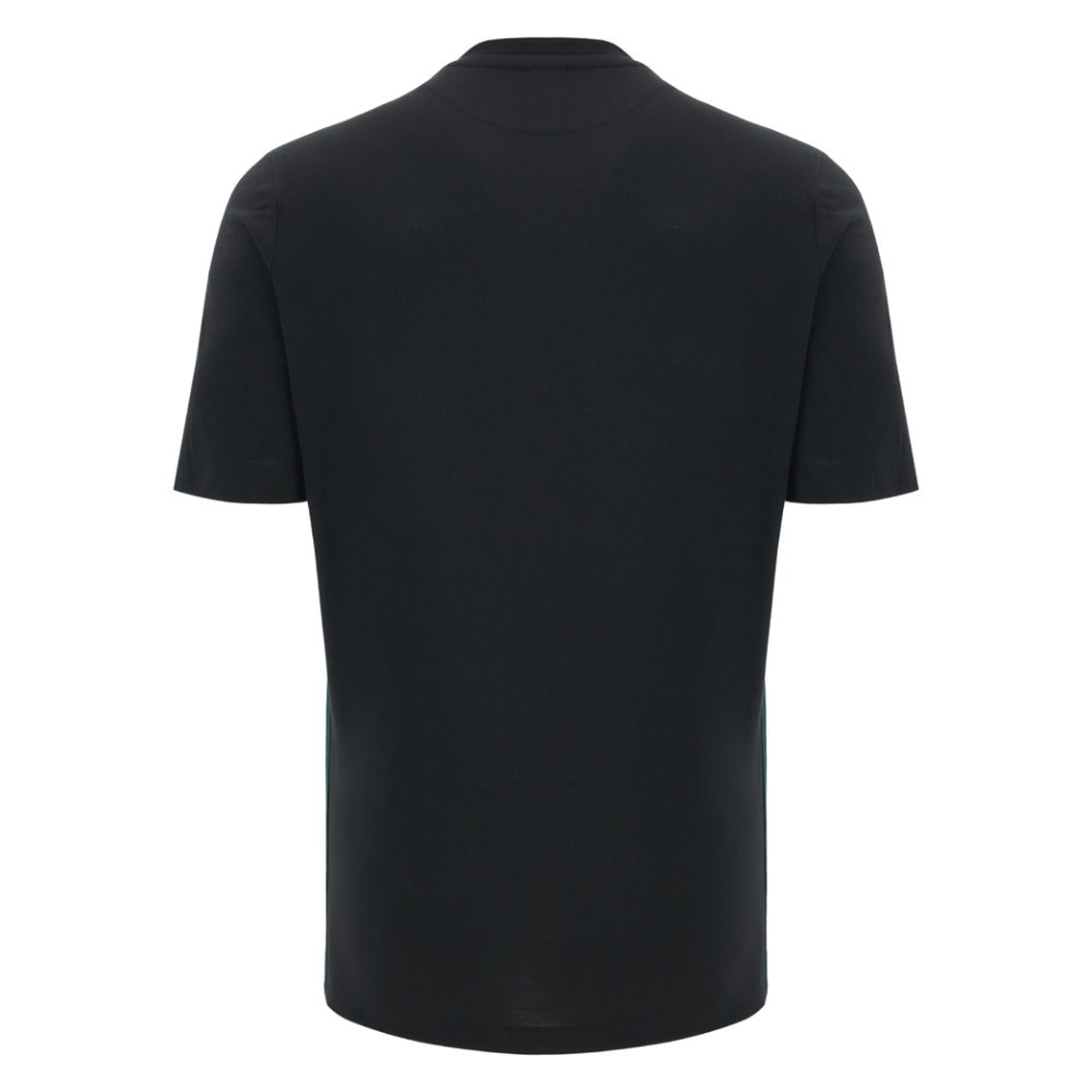 2026-2027 Wales WRU Rugby Travel Cotton T-Shirt (Black) (Your Name)