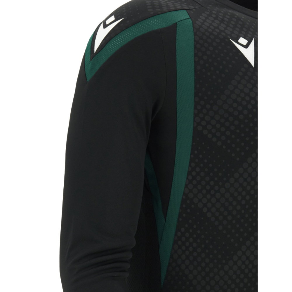 2026-2027 Wales WRU Rugby LS Training Shirt (Black) - Kids (Your Name)