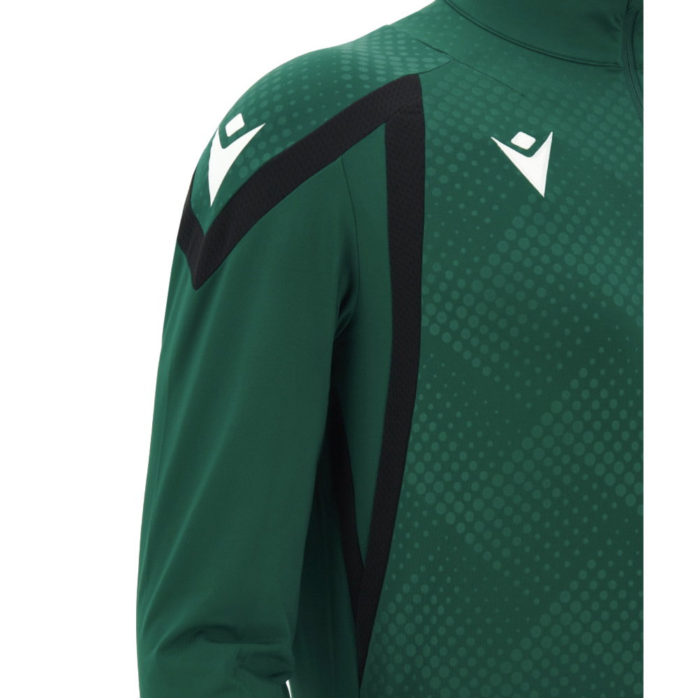 2026-2027 Wales Rugby 1/4 Zip Training Top (Green) - Kids