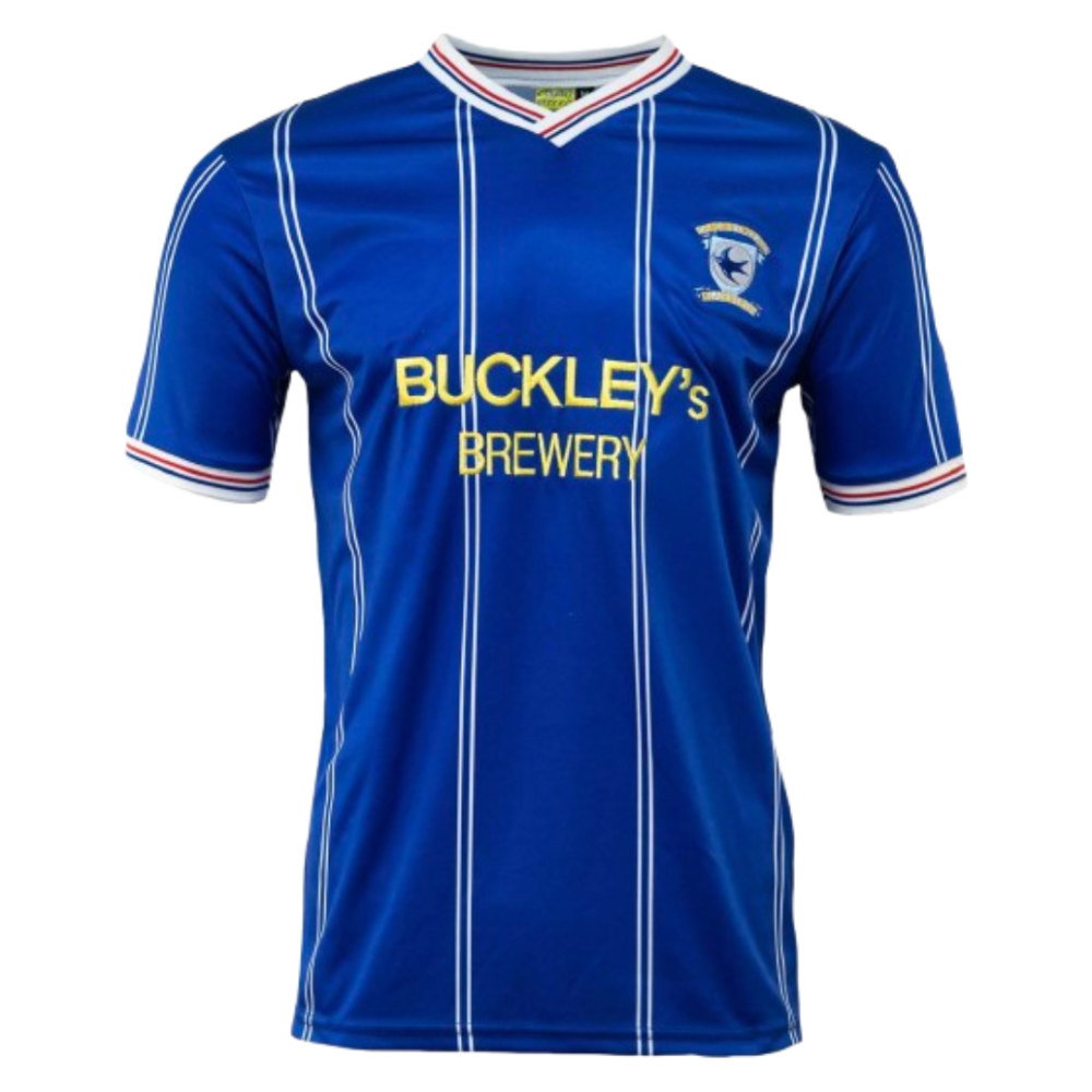 1987 Cardiff City Retro Home Shirt (Your Name)