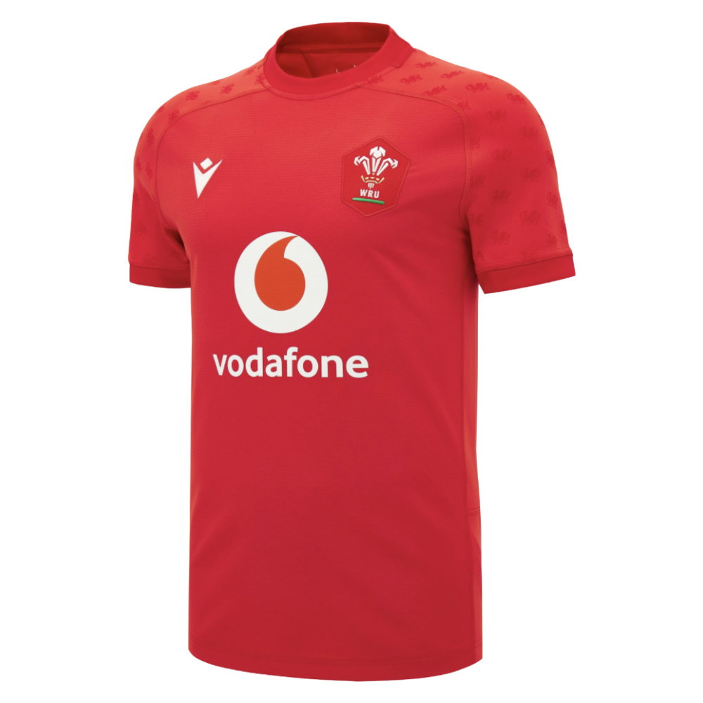 2026-2027 Wales WRU Home Slim Fit Rugby Shirt (Your Name)