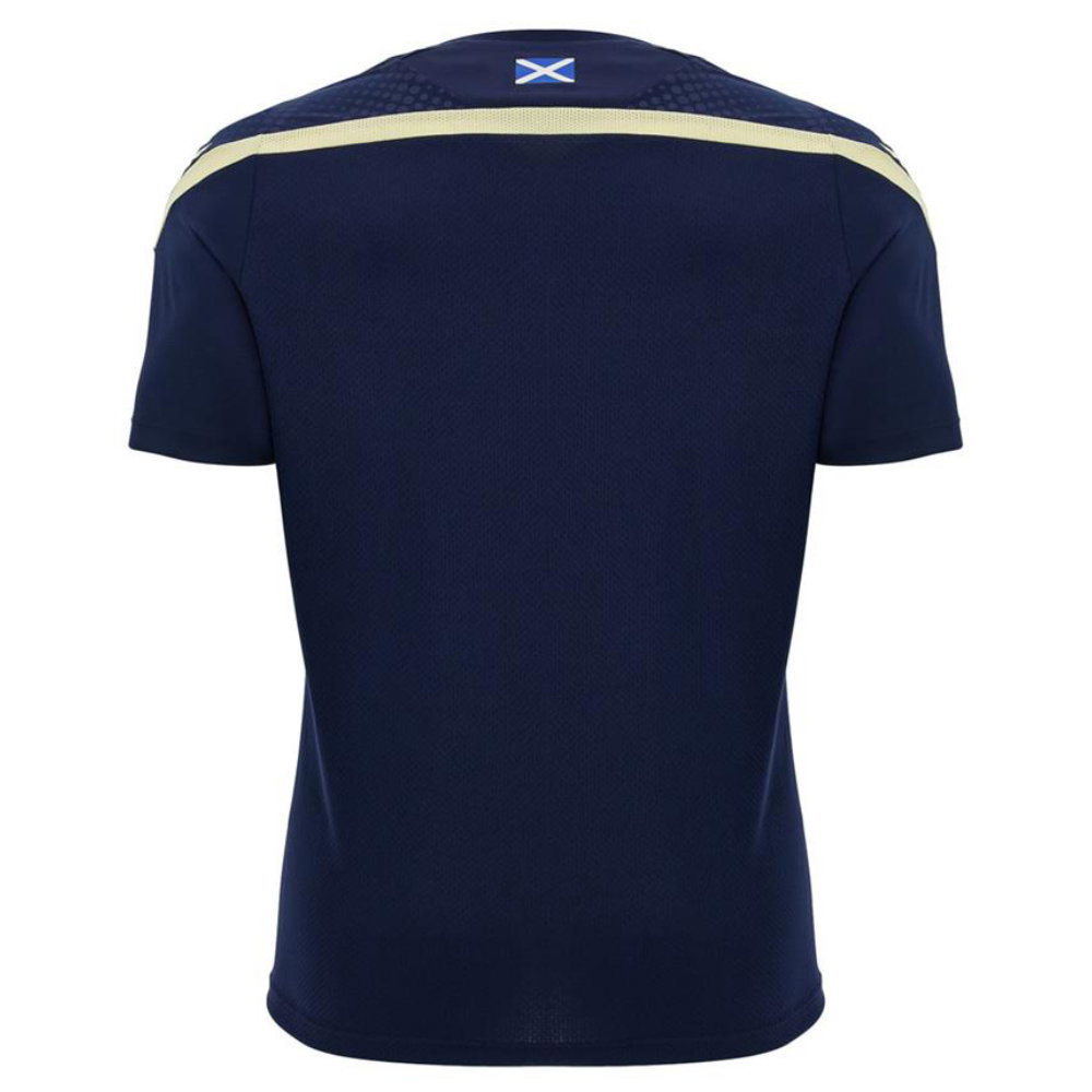 2026-2027 Scotland Rugby Training Shirt (Navy/Sand) - Kids