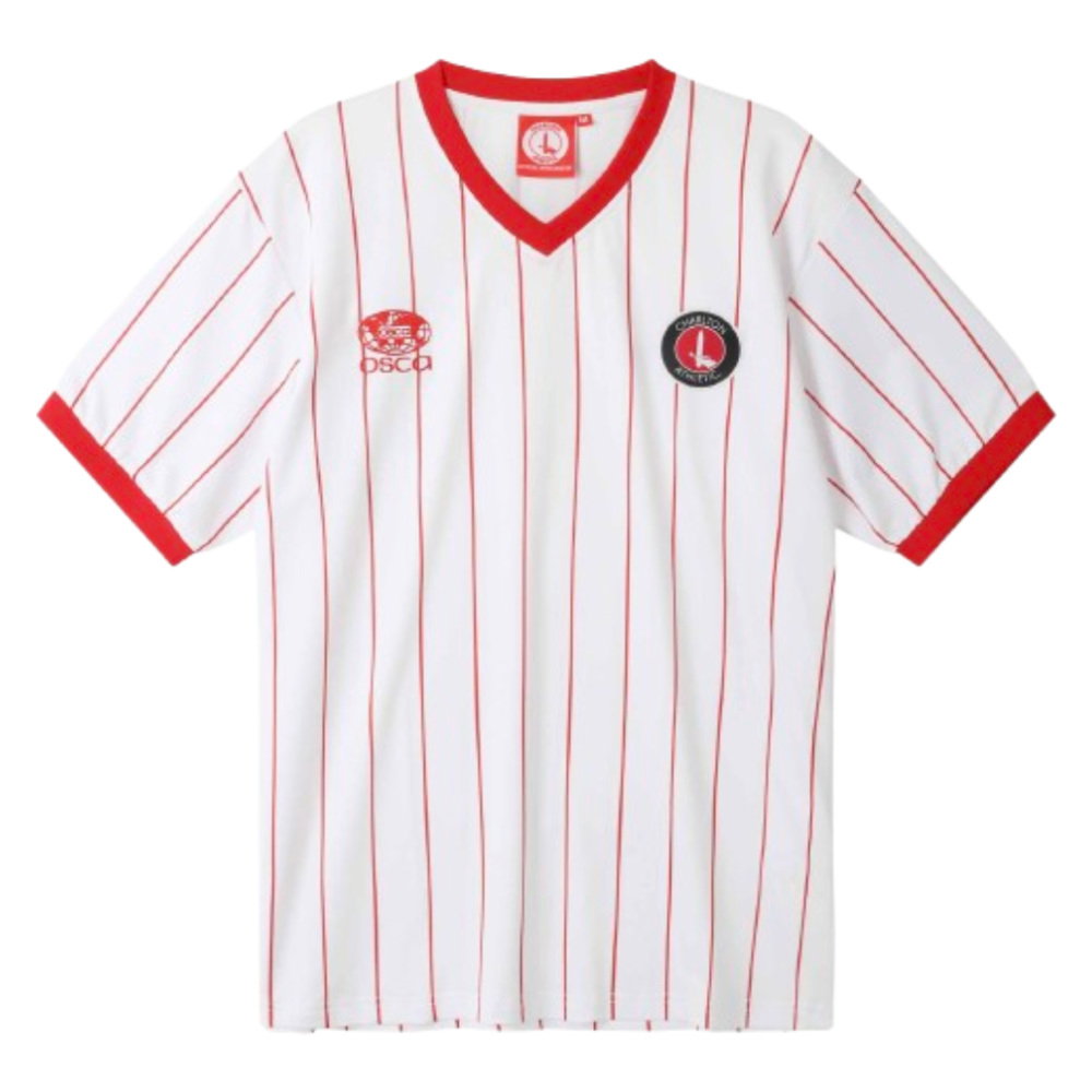 1985-1986 Charlton Away OSCA Retro Shirt (Your Name)