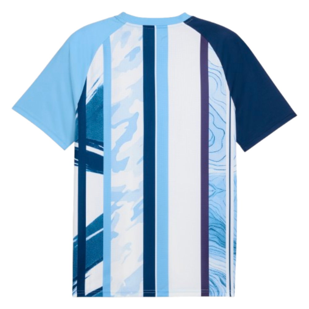 2026-2027 Man City Warm Up Jersey (White/Blazing Blue) (Nico 14)