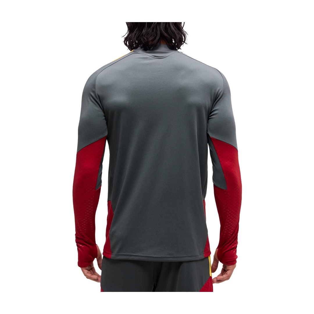 2026-2027 AS Roma Quarter Zip Training Top (Grey)
